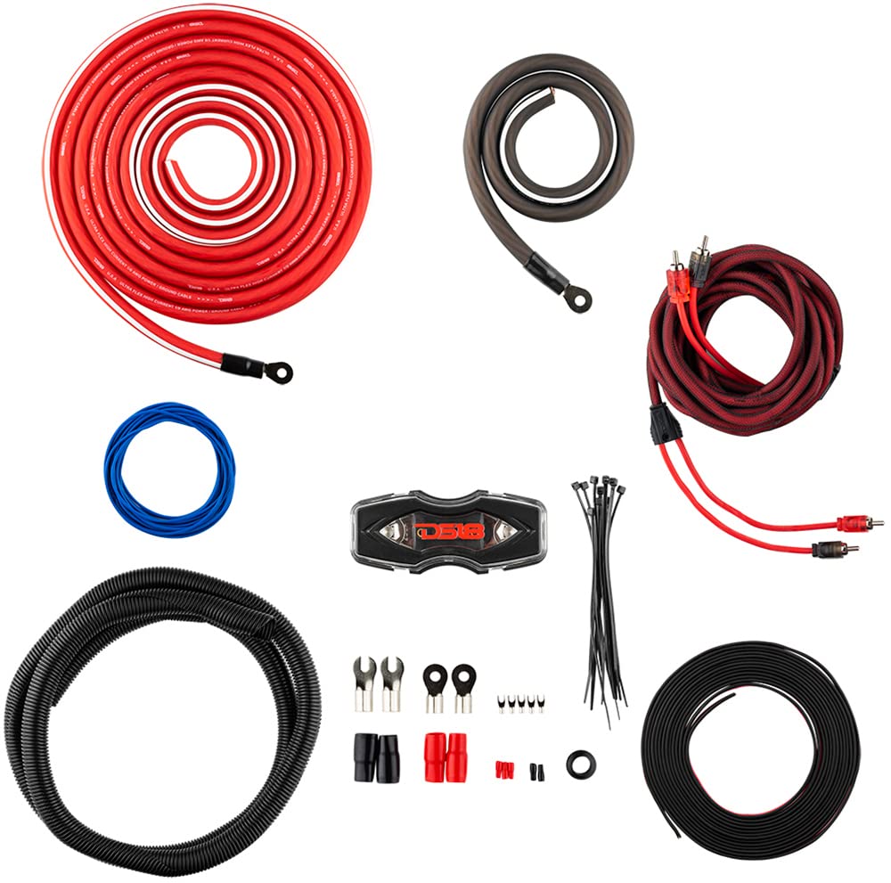 KICKER アンプ 4台+ オーディオケーブル Amazon.com: Kicker PKD4 4AWG Dual Amplifier Power Kit